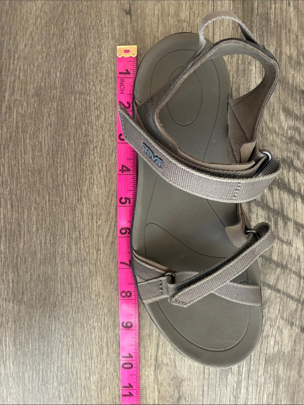 Teva Taupe Outdoor Strappy Sandals - Picture 12 of 15